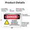 Signmission Hot Surface Sign, 7 in H x 10 in W, Aluminum, Hot Surface! Hot Exhaust! High OS-2PACK-DS-A-710-L-2185 - alternate 2